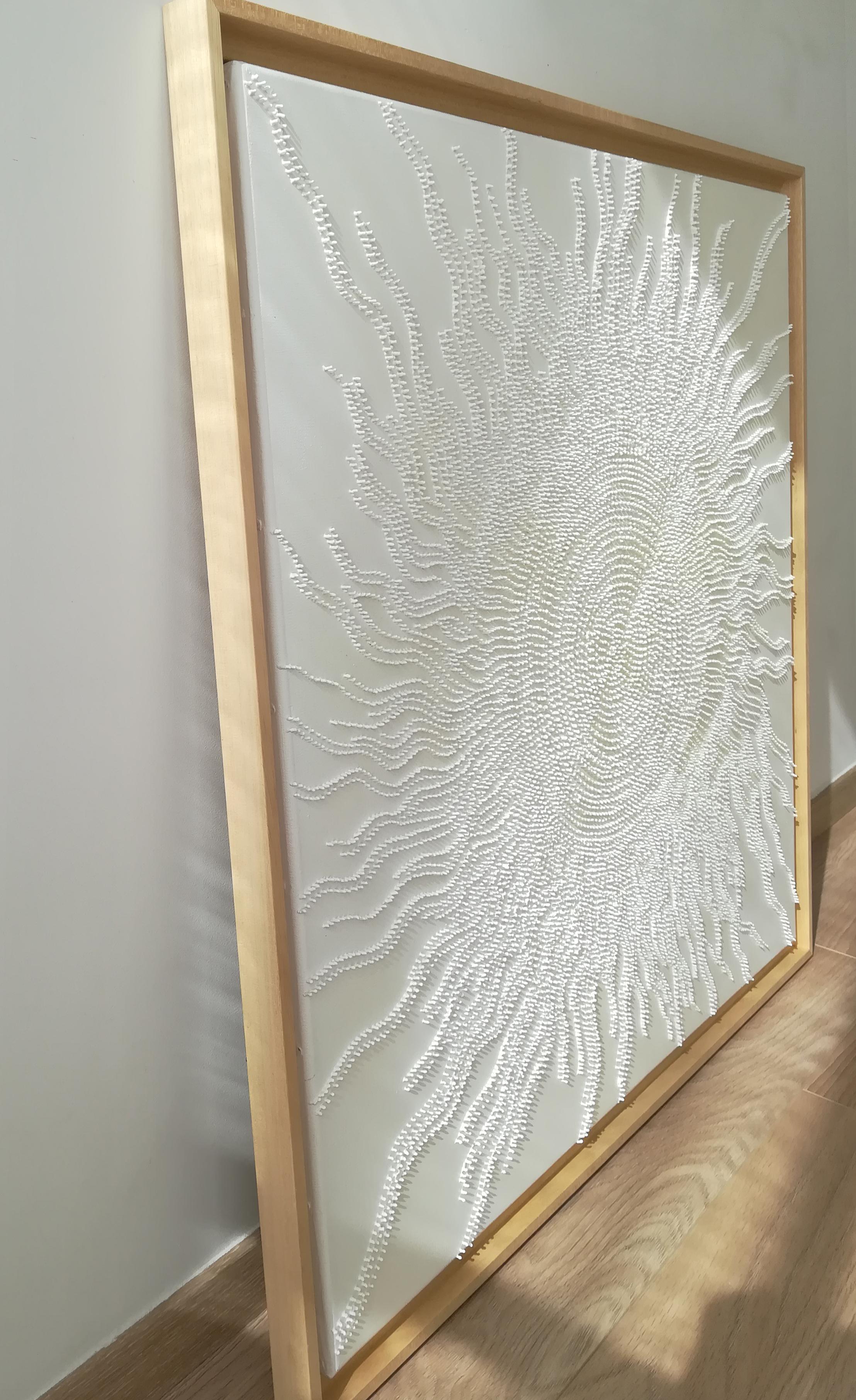 Arte contemporáneo francés de Diana Torje - Sol Blanco en venta 3