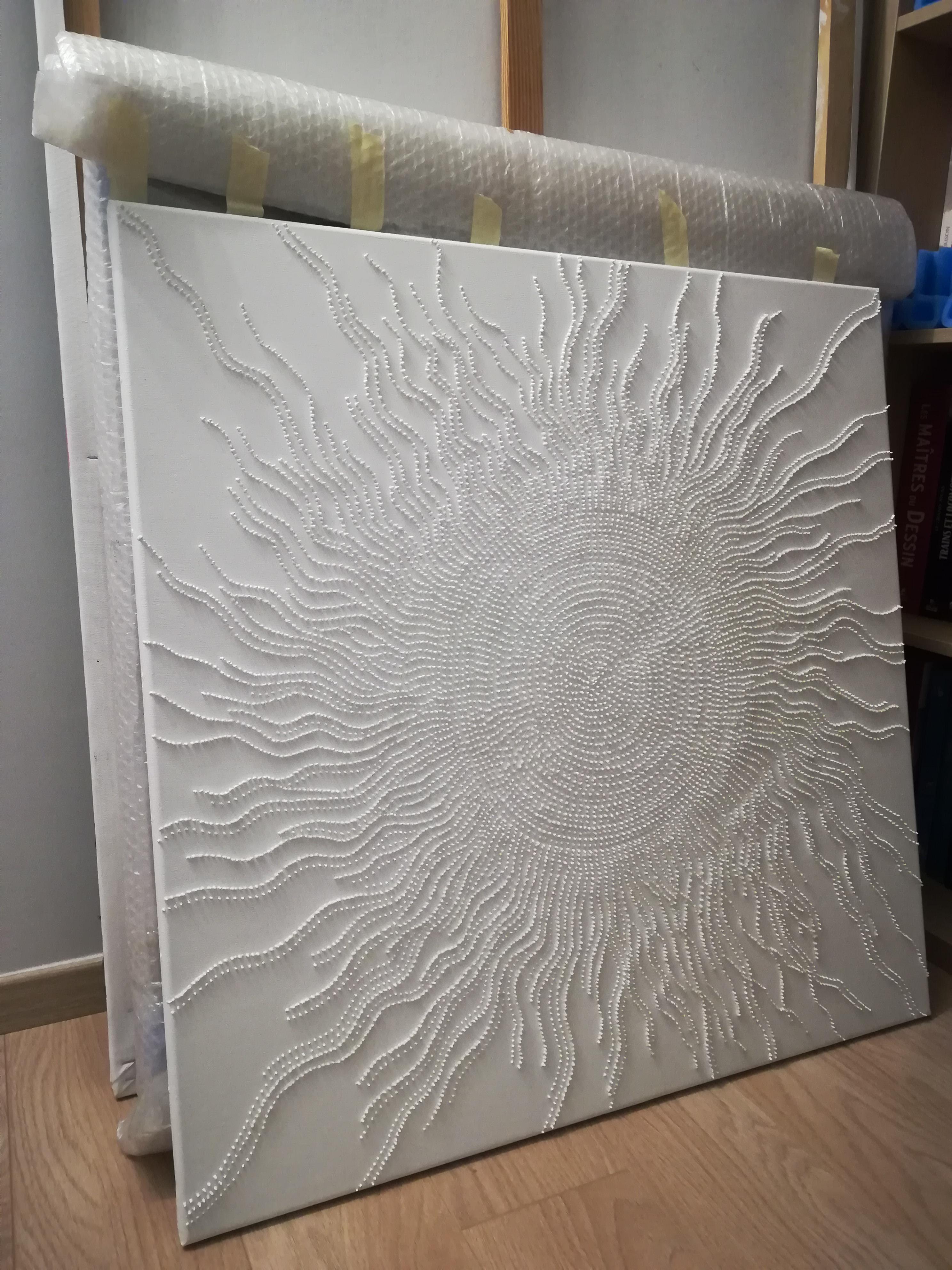 French Contemporary Art by Diana Torje - White Sun For Sale 4