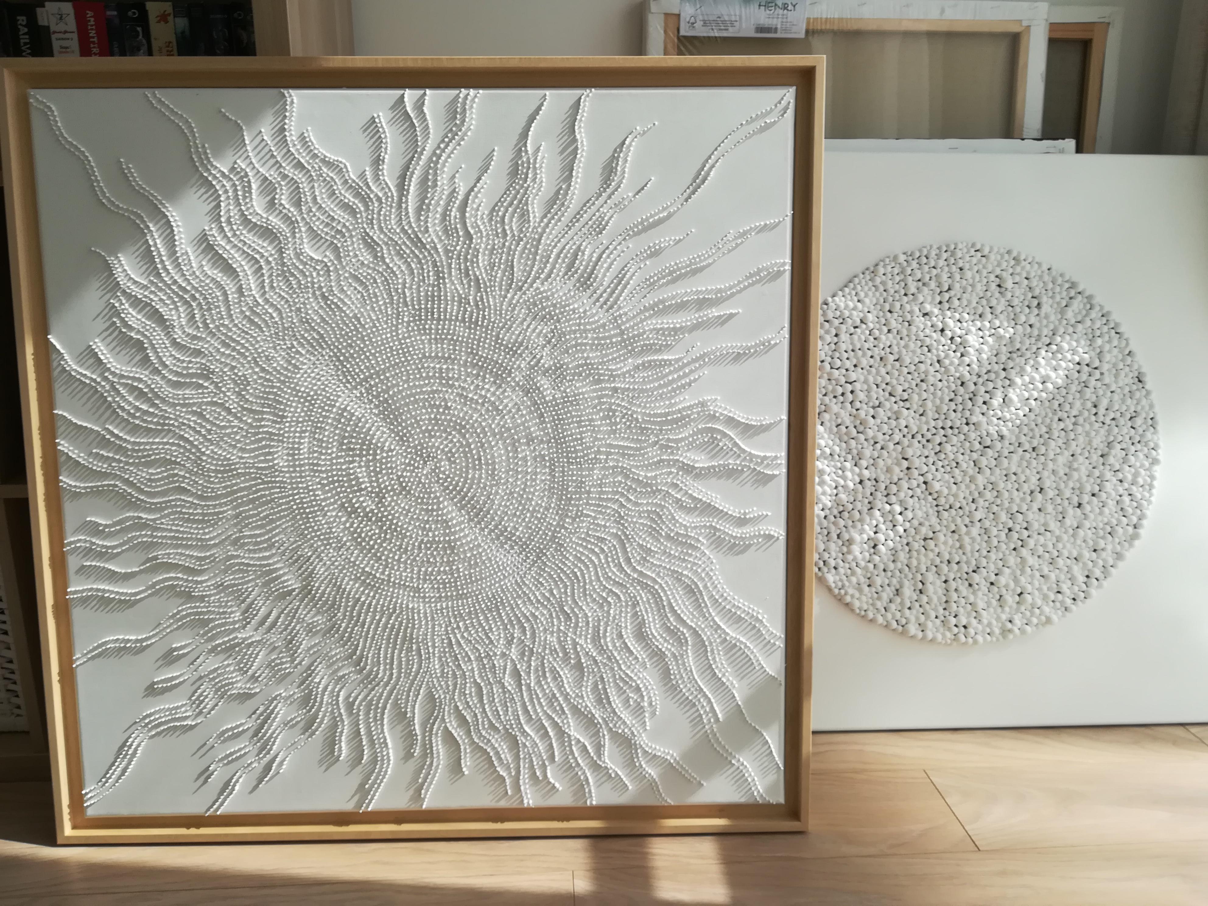 French Contemporary Art by Diana Torje - White Sun For Sale 8