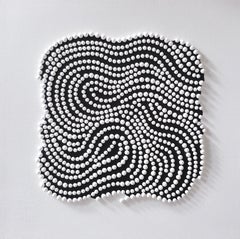 Arte contemporáneo francés de Diana Torje - Movimiento en blanco y negro