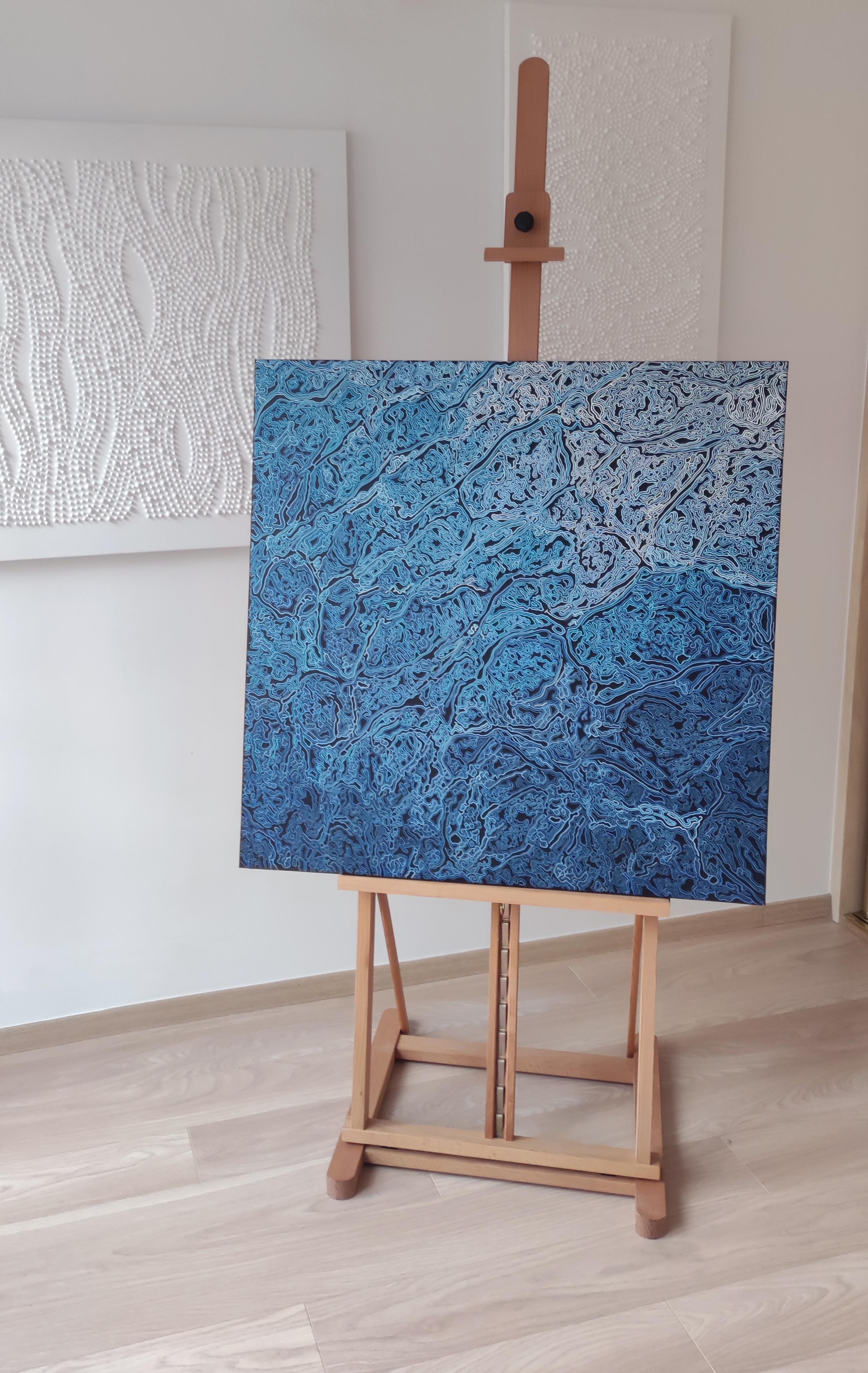 French Contemporary Art by Diana Torje - In Blue 2