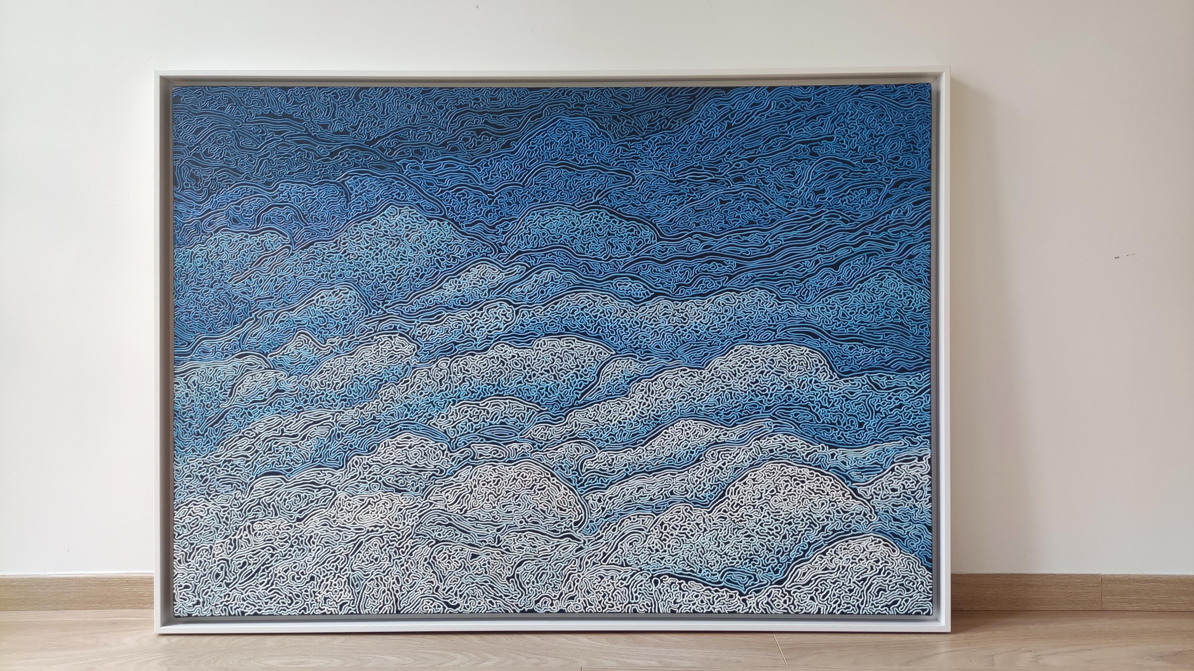 Art contemporain français de Diana Torje - Rolling Waves en vente 1