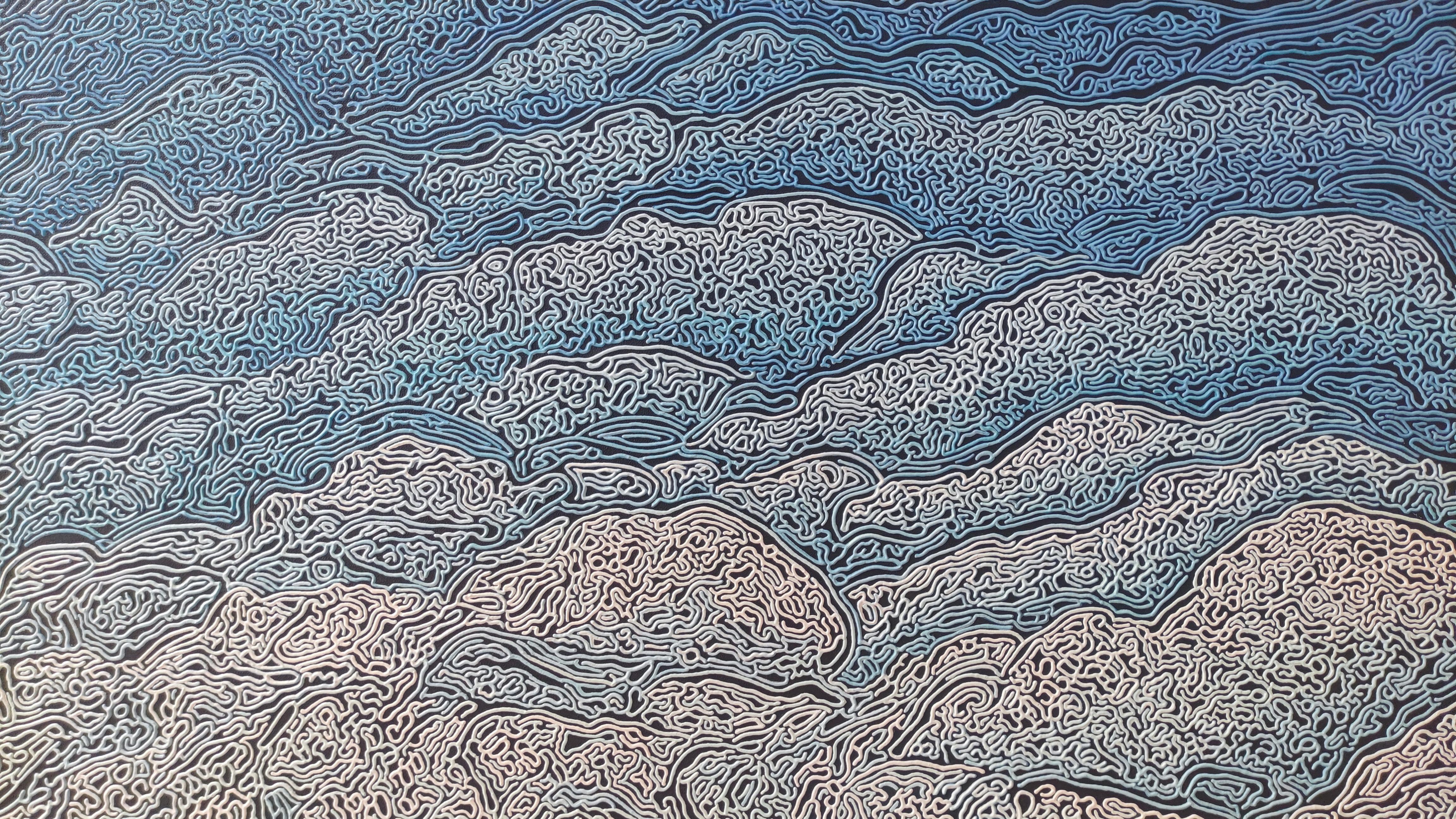 Art contemporain français de Diana Torje - Rolling Waves en vente 2