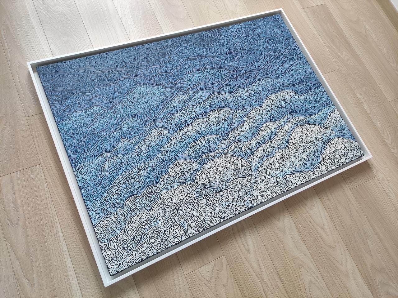 Art contemporain français de Diana Torje - Rolling Waves en vente 3