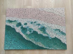 Art contemporain français de Diana Torje - Bleu tropical