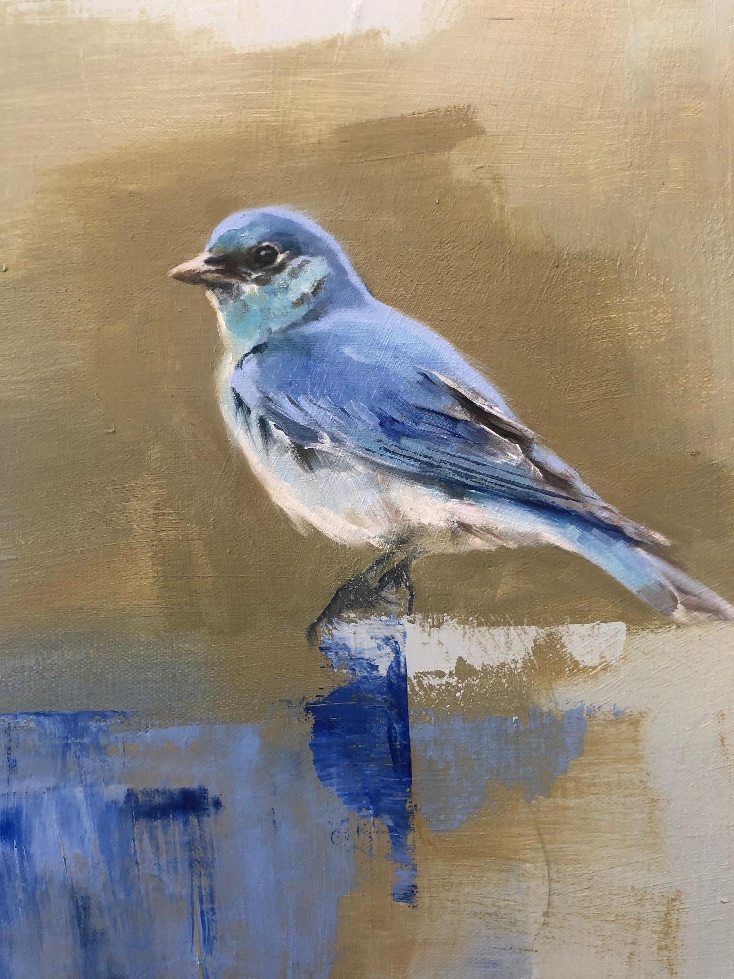 blue bird paintings
