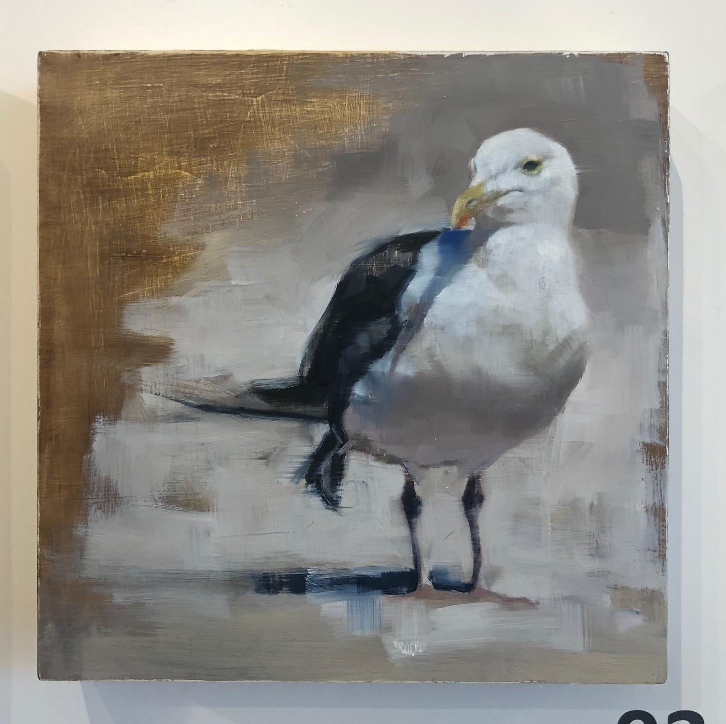 seagull oil painting