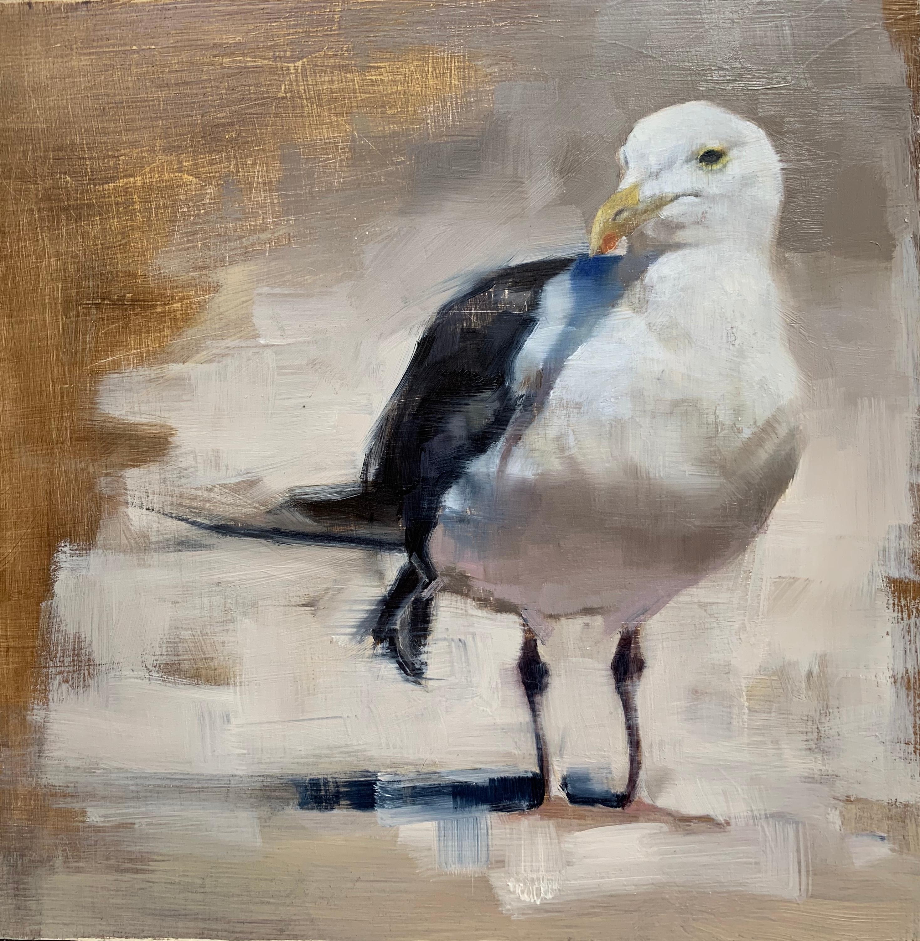 Diana Tremaine Animal Painting - Seagull No. 2