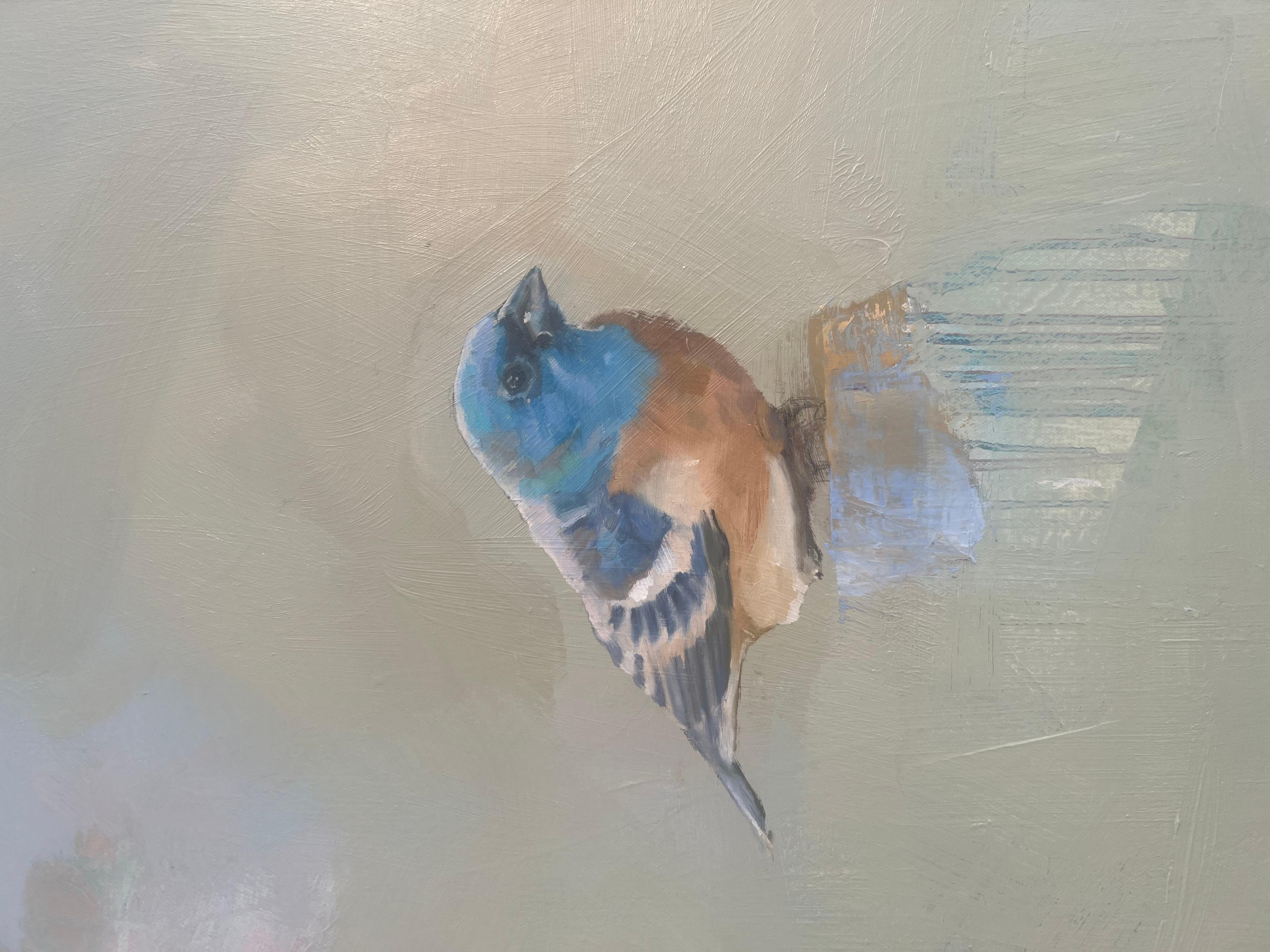 Sommer-Rhapsodie (Grau), Abstract Painting, von Diana Tremaine