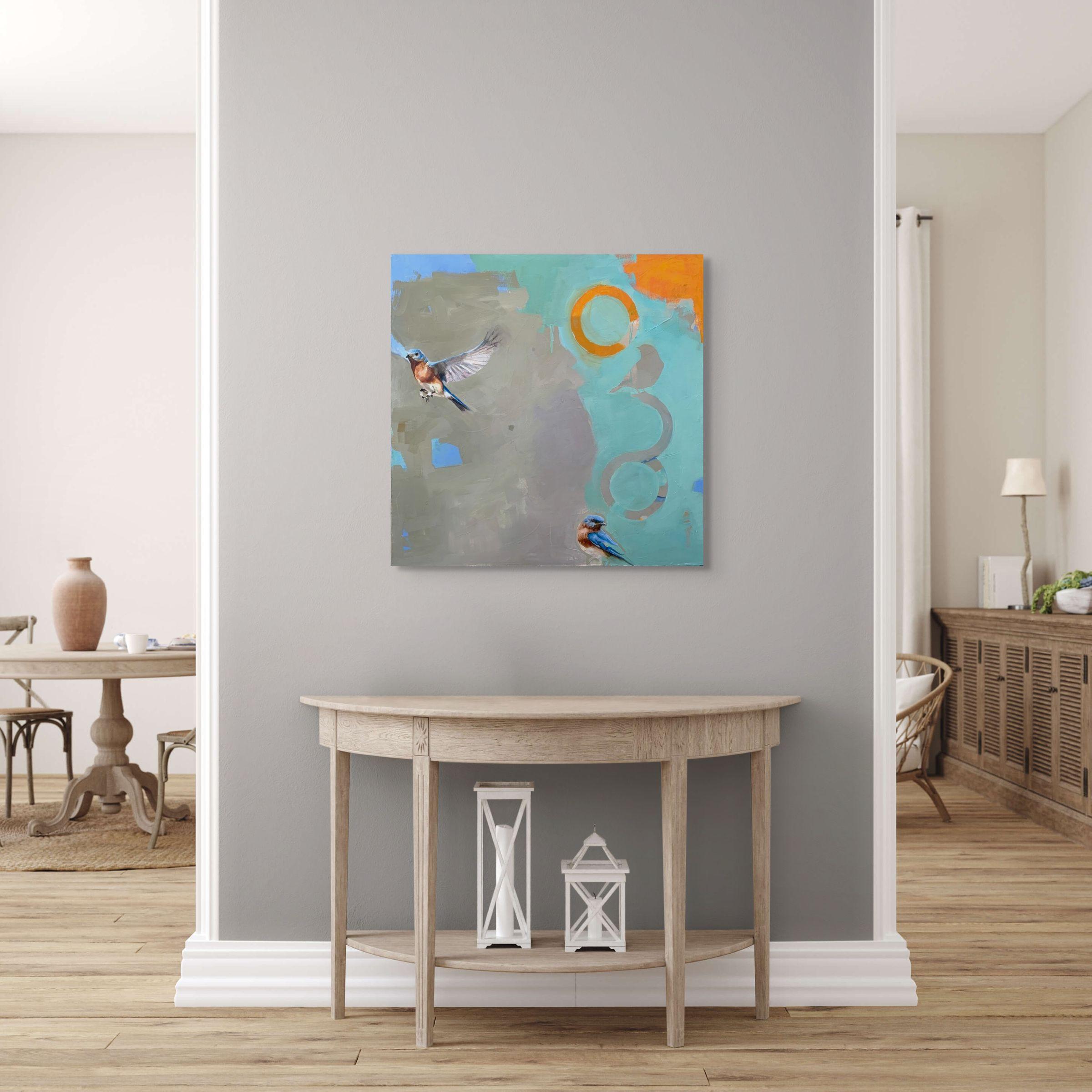 Der Rand des Gleichgewichts – Painting von Diana Tremaine
