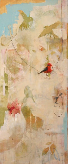 Threading Spring - horizontal oil on canvas