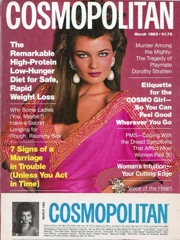 cosmopolitan magazine 80s