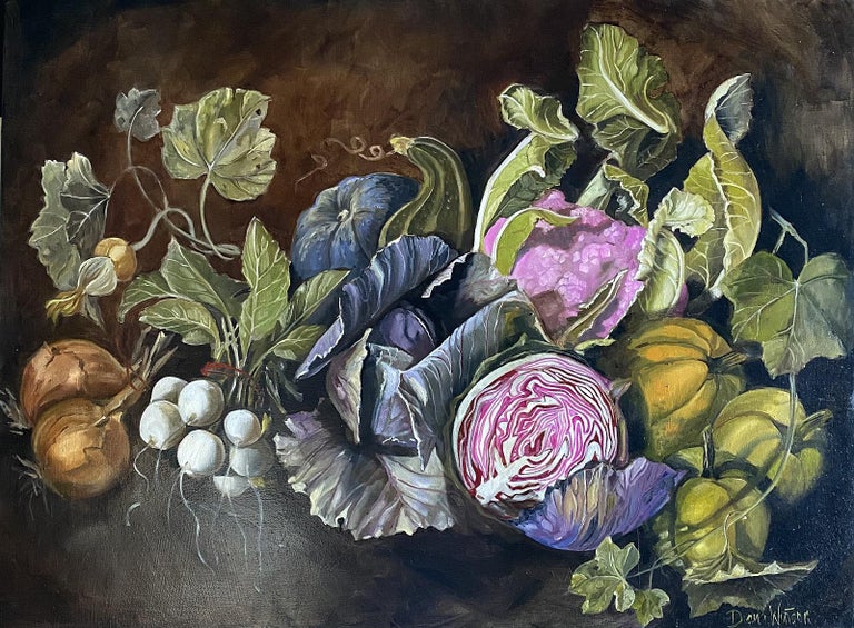 Diana Watson Still-Life Painting - 'Cucina', 2021, Contemporary still life on oil on canvas