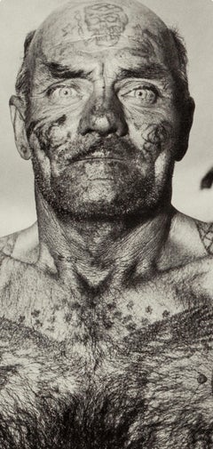 Diane Arbus, Tattooed Man at a Carnival, M.D., 1979 (after)