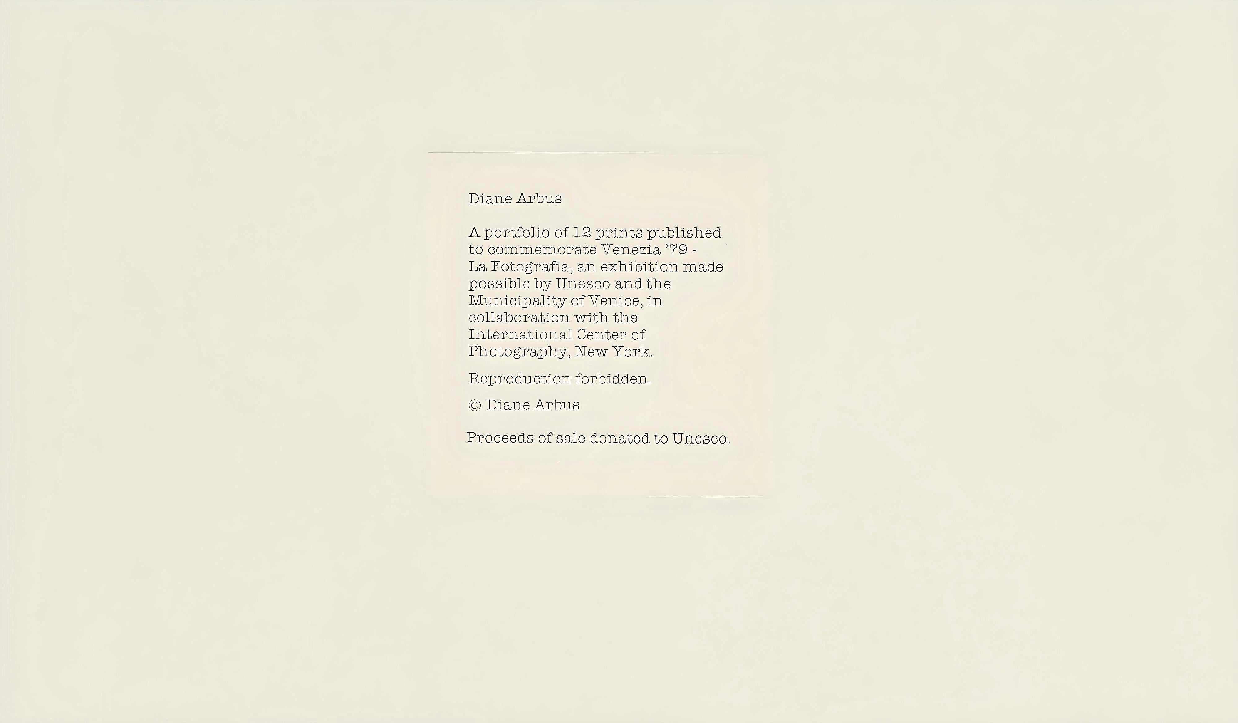 Arbus, Composición, Diane Arbus, Carteras Electa Editrice (después) en venta 5