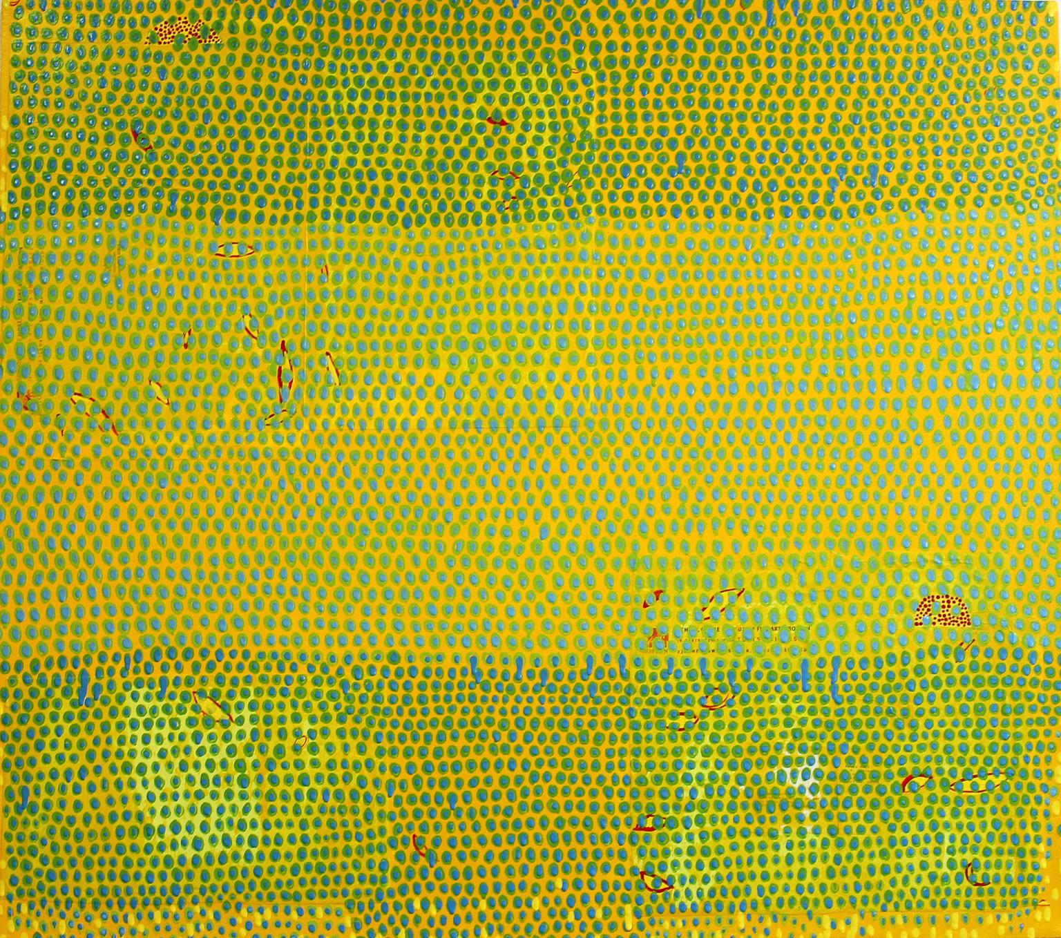 Diane Ayott Abstract Painting – Rück und hinten