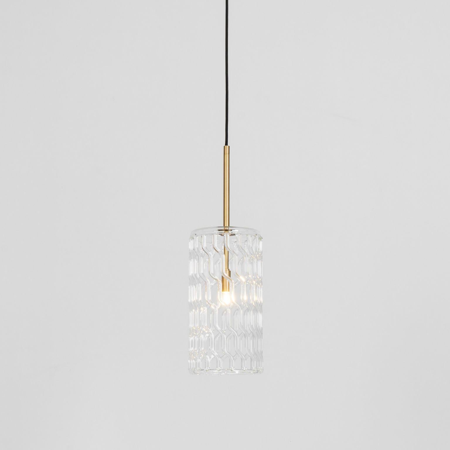 Modern Diane Brass Pendant Light by Schwung For Sale