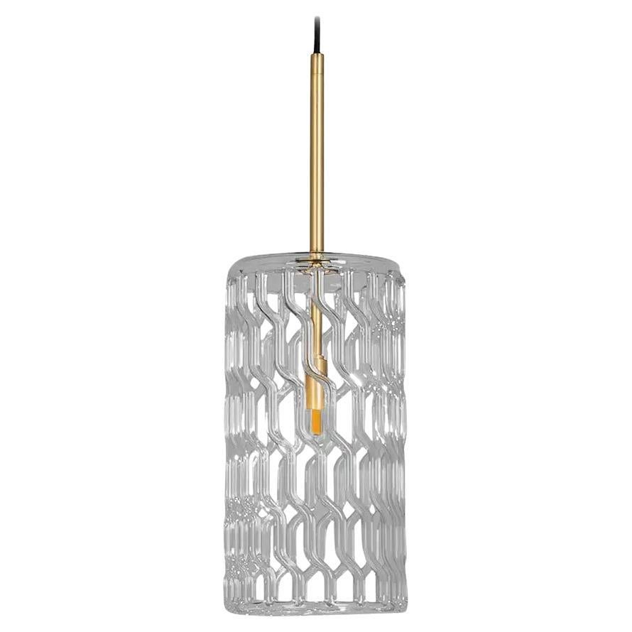 Lampada a sospensione Diane in ottone di Schwung in vendita