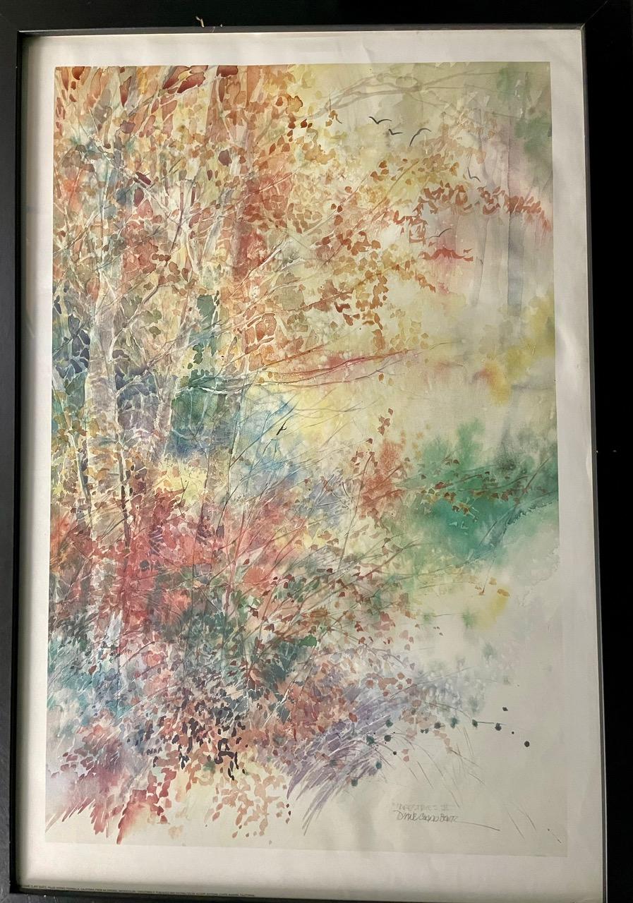 Diane Clapp Bartz Landscape Print - Tapestries II