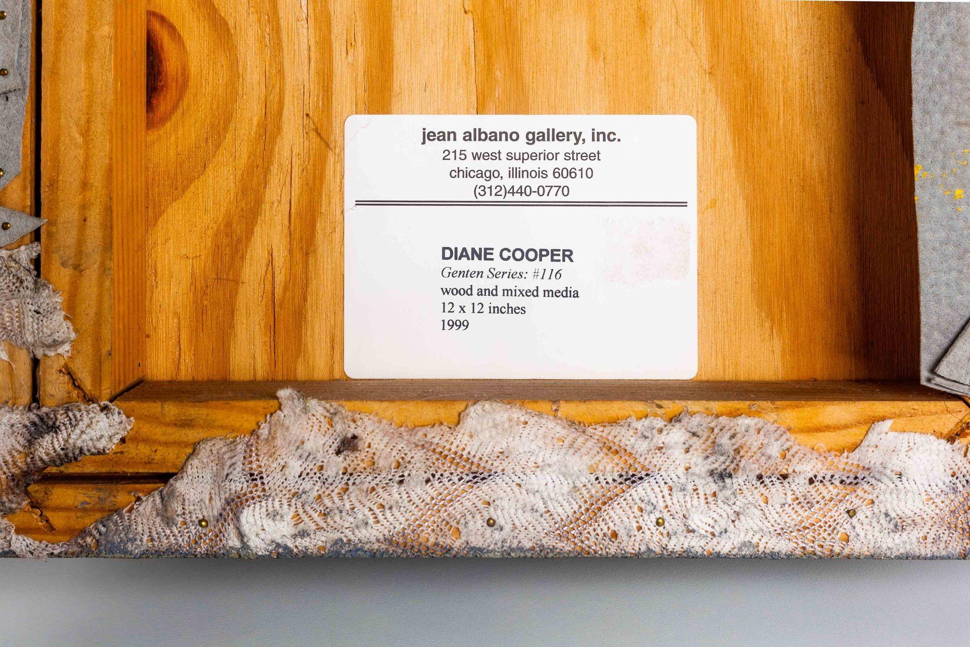 Diane Cooper Mixed Media über Holz Wandmontierte Bundle-Skulptur (Ende des 20. Jahrhunderts) im Angebot