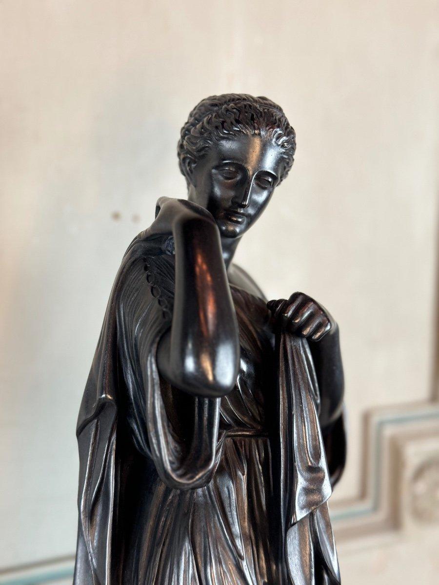 Italiano Diane De Gabis, Bronzo antico, Patina nera XIX secolo in vendita