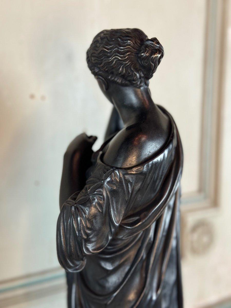Diane De Gabis, Bronzo antico, Patina nera XIX secolo in vendita 2