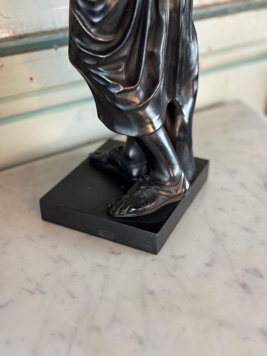 Diane De Gabis, Bronzo antico, Patina nera XIX secolo in vendita 3