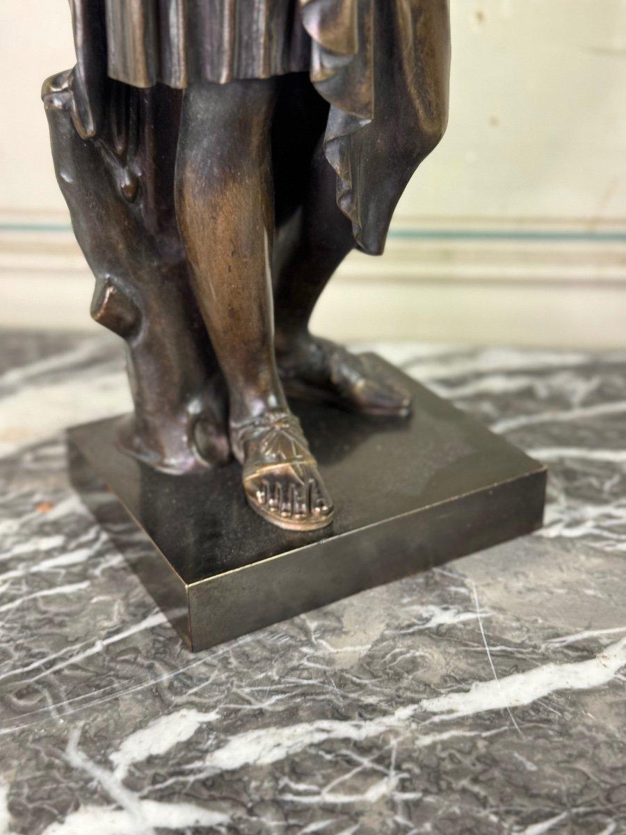 Diane De Gabies, Bronze After The Antique, Brown Patina 19th Century 6