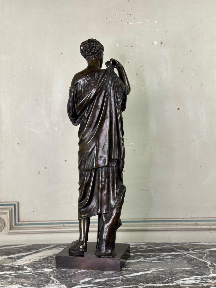Diane De Gabies, Bronze After The Antique, Brown Patina 19th Century 5