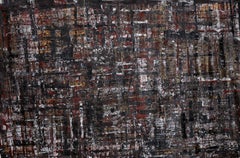 Abstract Composition, Abstract Expressionist Oil Painting by Diane Detalle