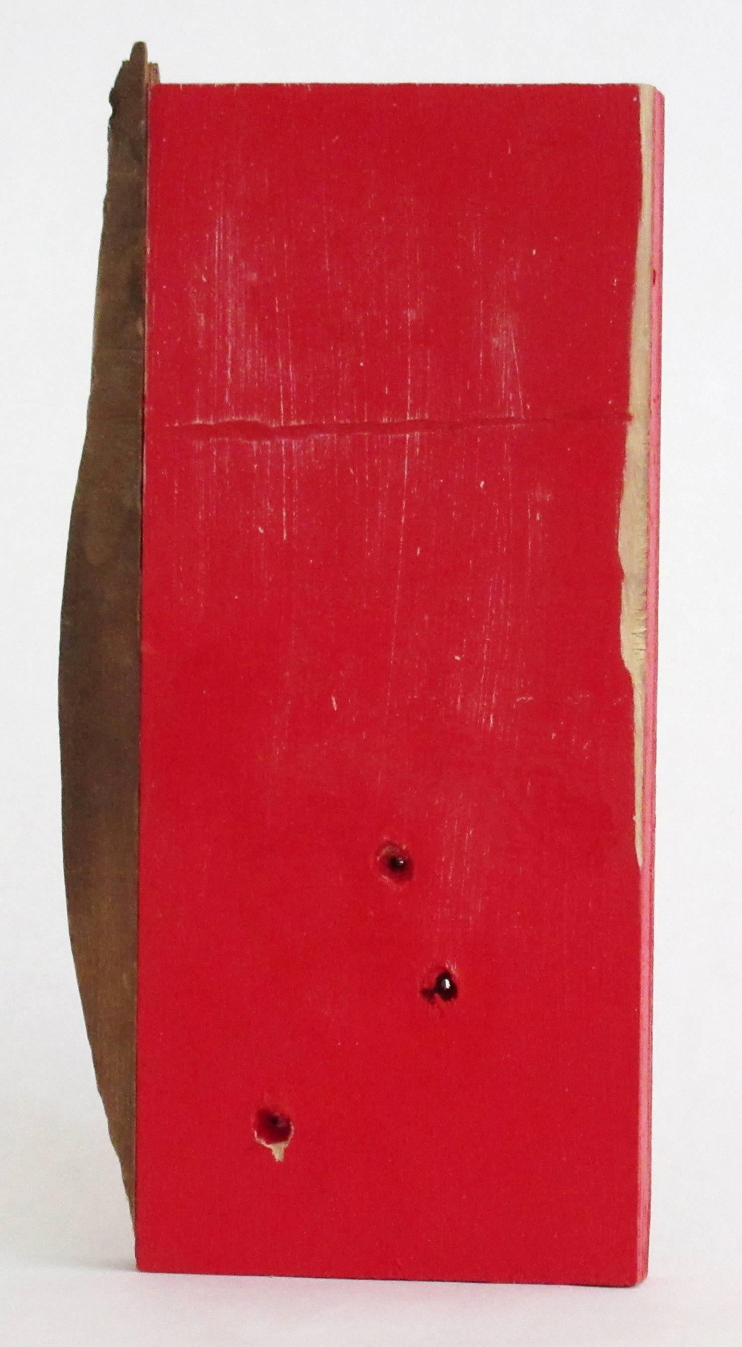 Diane Englander, Red and Wood II, 2015, Mixed Media, Wood