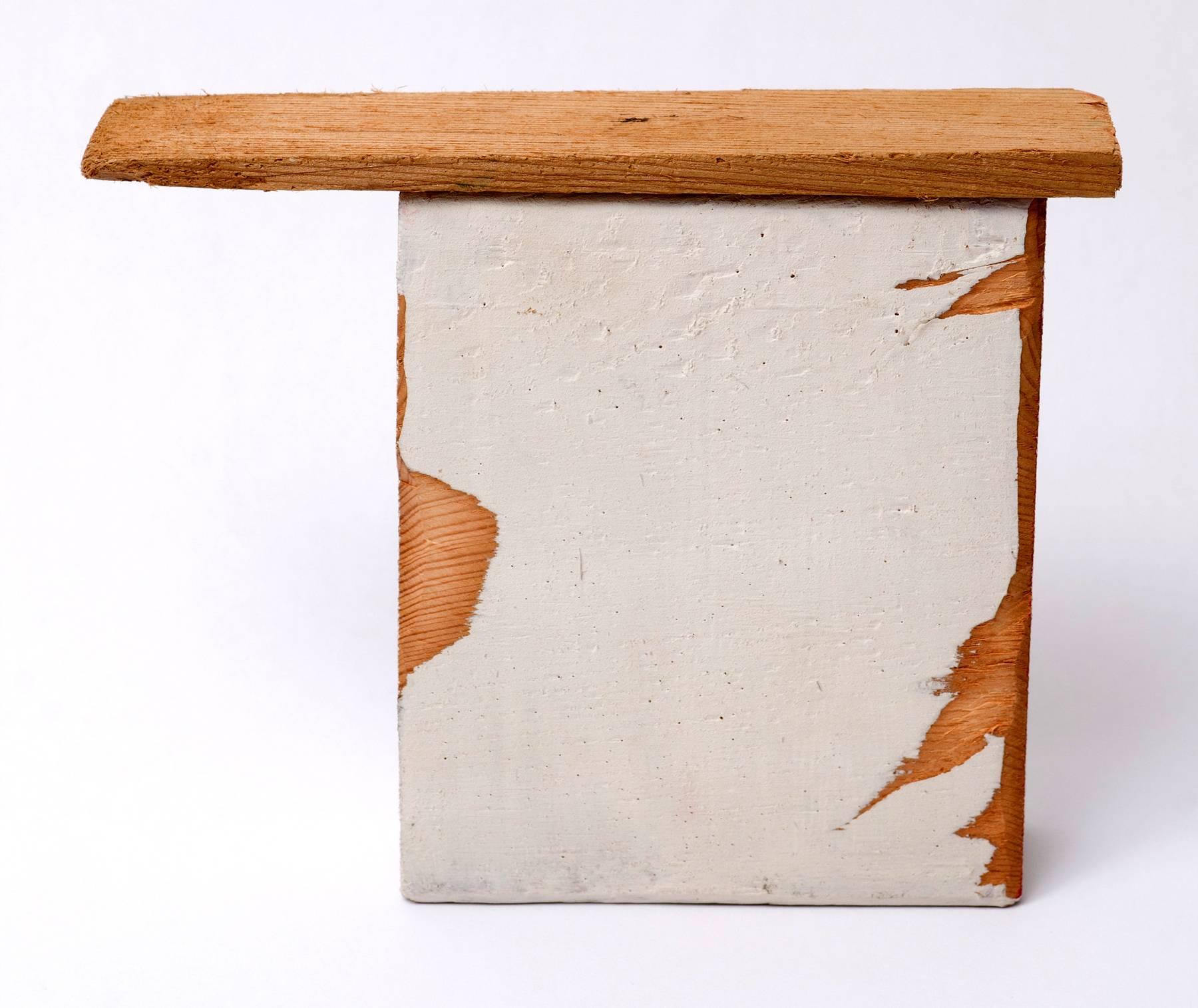 Diane Englander, White and Wood I, 2013, Wood, Mixed Media