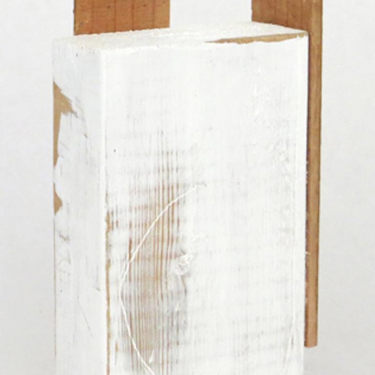 Diane Englander, White and Wood XIV, 2015, Wood, Mixed Media For Sale 1