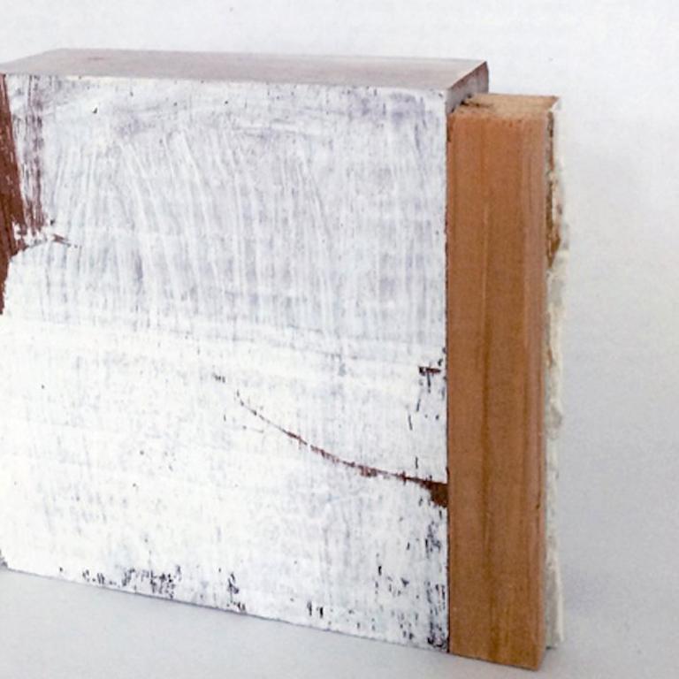 Diane Englander, White and Wood XVI, 2015, Wood, Mixed Media For Sale 2