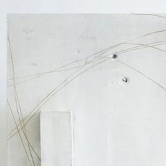 Diane Englander, White and Wood 13 2015, scrapwood and acrylic , 7.25 x 12 x 1.25
