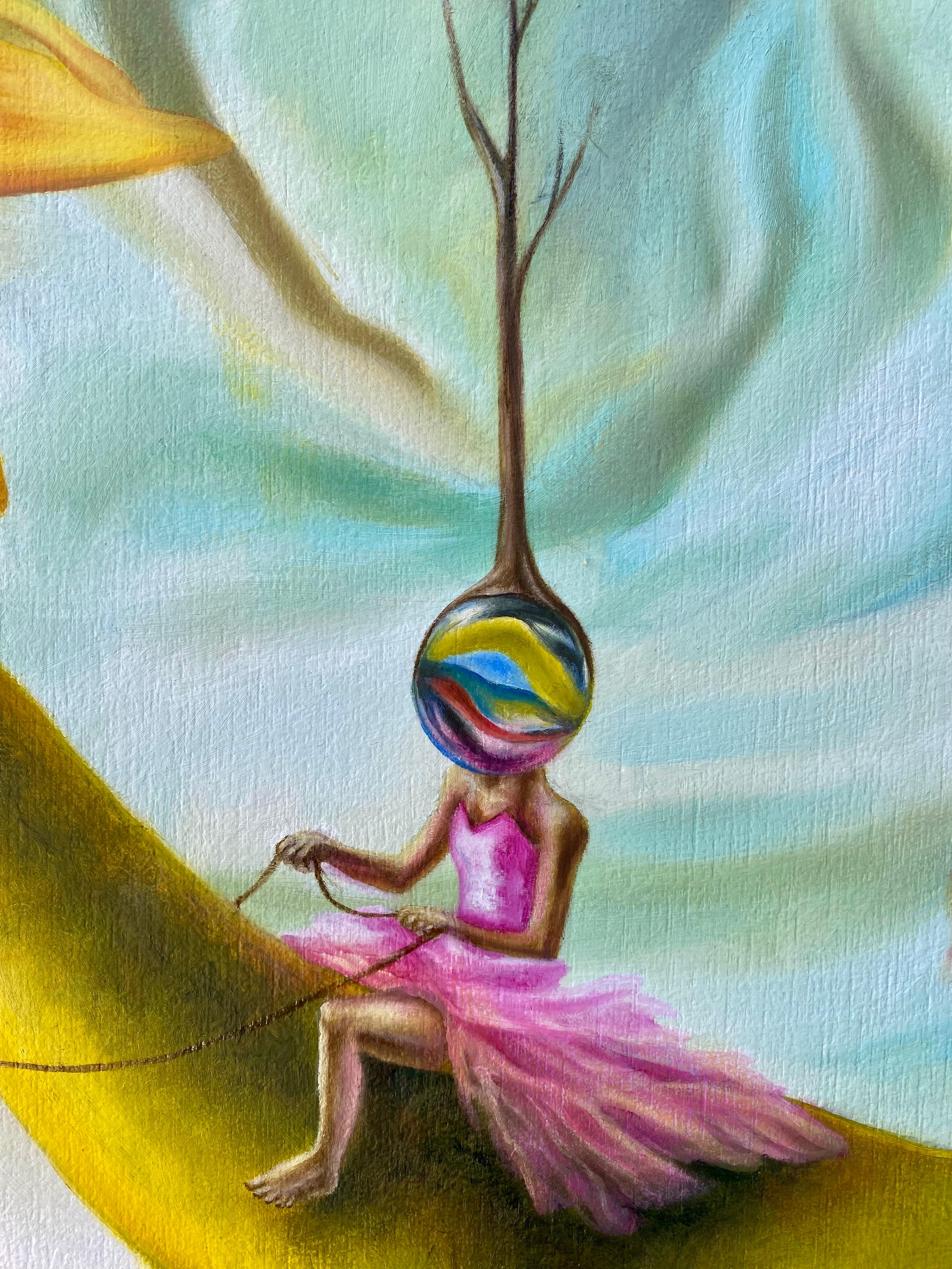 High Noon at the Stardust Grogshop, Oil Painting For Sale 1