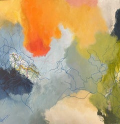 Espoir Ã  l'horizon, Painting, Acrylic on Canvas