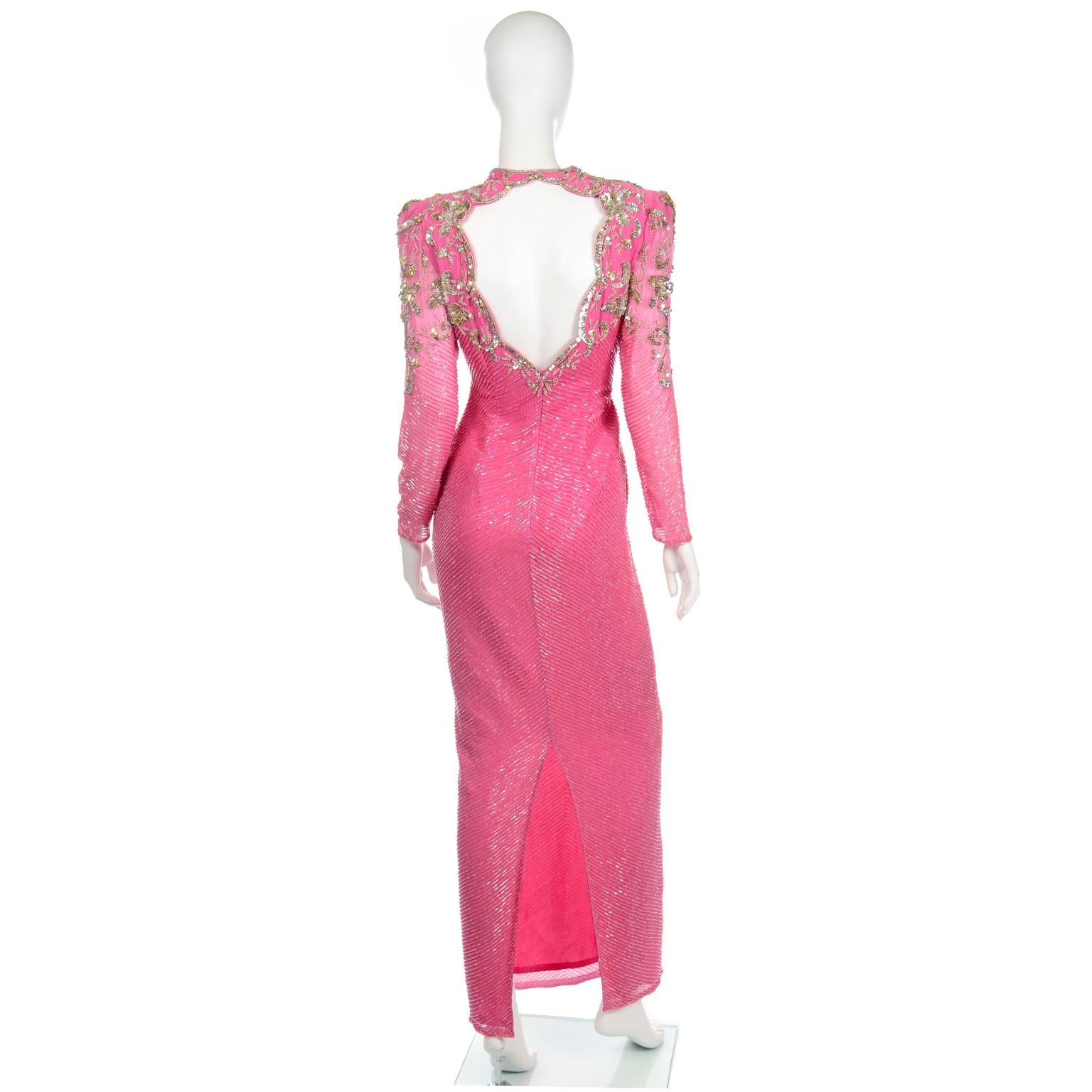 80s evening gown