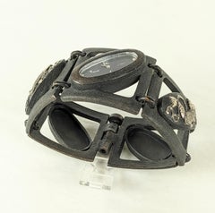 Diane Love for Trifari Shakudo Style Bracelet Watch