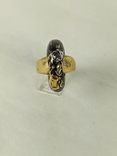 Diane Love for Trifari Shakudo Style Ring