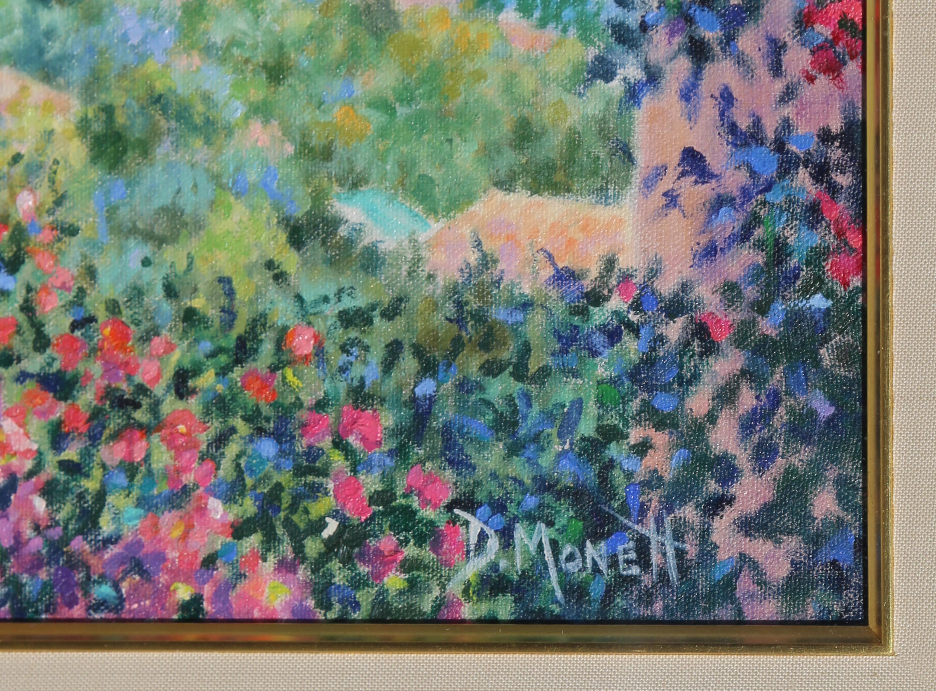Vista Firaglioni, Impressionist Oil Painting by Diane Monet For Sale 1