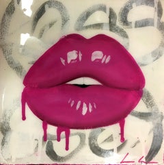 Lip Painting - Hot Pink