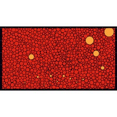 Diane Rosenblum - Yayoi Kusama Painting 1989 - 2005 (red) 2/5