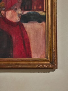 Diane Vidito "Putnam Square" Oil Painting