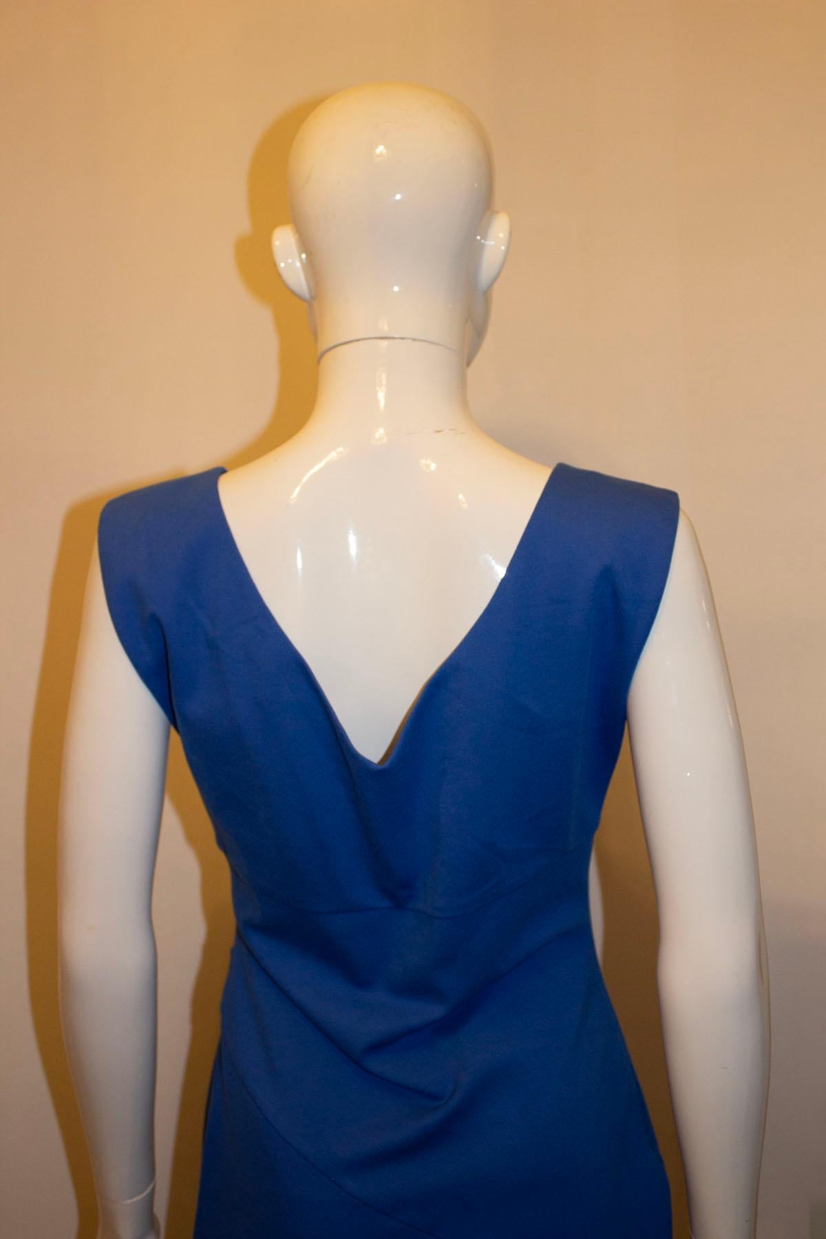 Diane Von Furstemberg ( DVF)  Blue  Dress For Sale 1