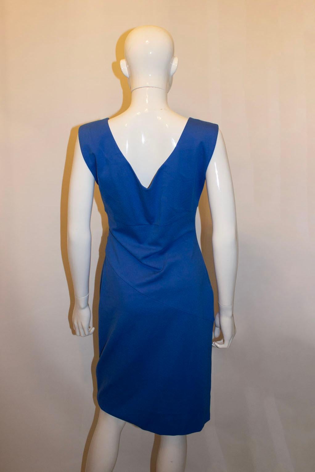 Diane Von Furstemberg ( DVF)  Blue  Dress For Sale 2