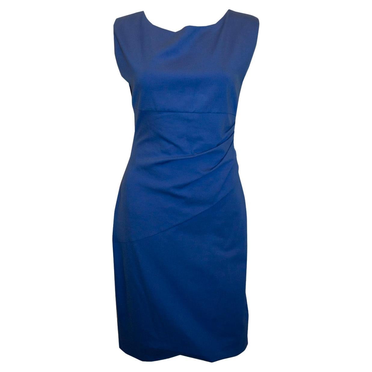 Diane Von Furstemberg ( DVF)  Blue  Dress For Sale