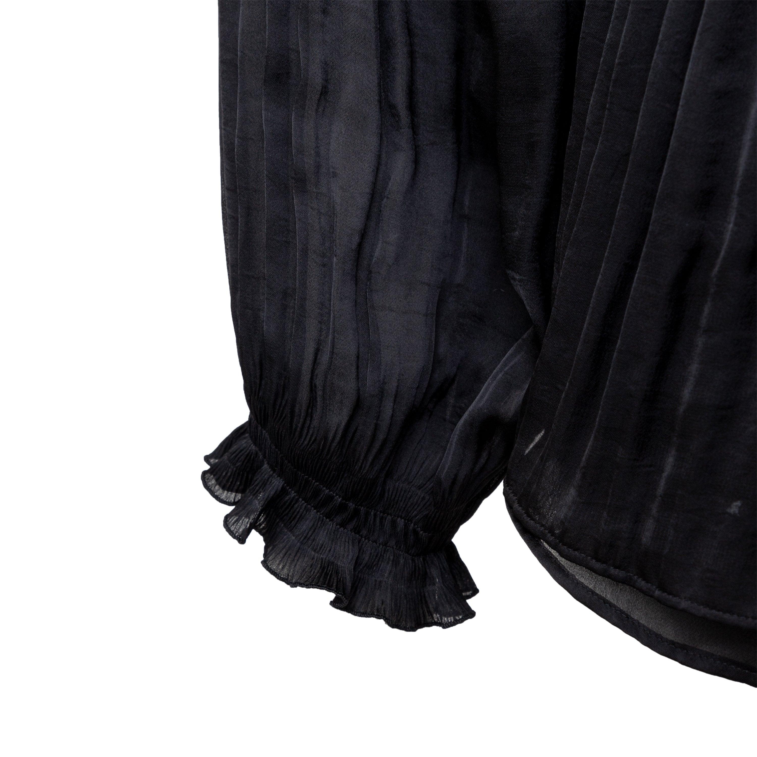 Diane von Furstemberg Pleated Blouse - '00s For Sale 2