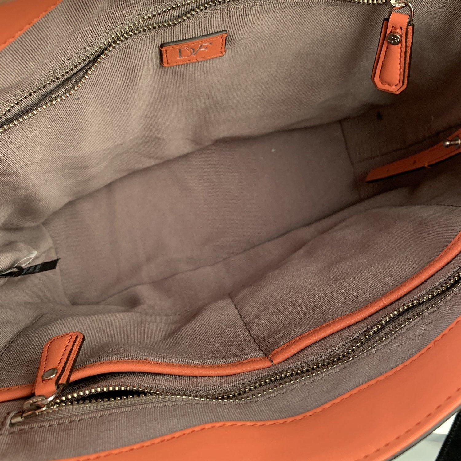 Diane Von Furstenberg 440 Small Colorblock Satchel Bag 4