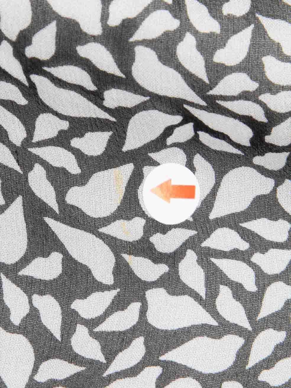 Women's Diane Von Furstenberg Abstract Silk Button Mini Dress Size M For Sale